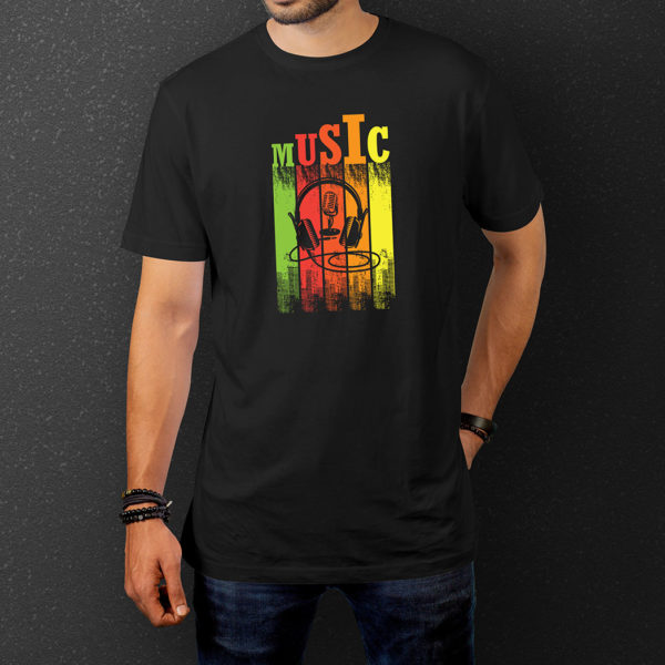 Colors of Music - Black Shirt